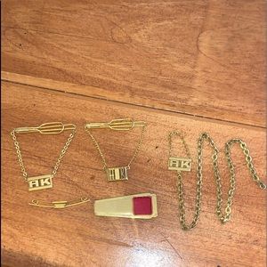 Vintage Gold Swank AK Jewelry Lot